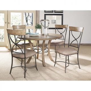 Hillsdale Furniture Charleston Wood Dining Set, X Back Chairs