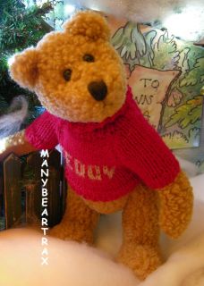  personality this listing is for boyds bear federico with teddy sweater