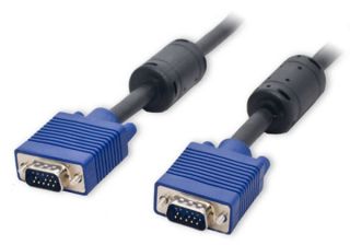 10 Feet VGA SVGA Projector Monitor Cable Male to Male 10ft Double