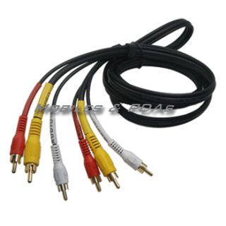 ft Foot Gold Digital RCA RCA Audio Video Wire Cable
