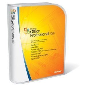 Microsoft Office Professional 2007 New Word Excel PowerPoint Outlook