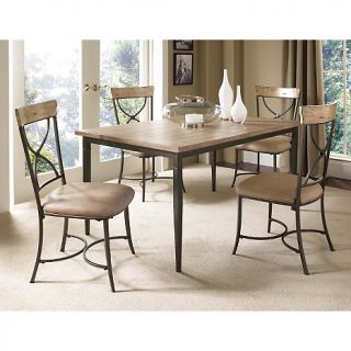 Hillsdale Furniture Charleston Rectangle Dining Set with X back Chairs