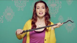 AUTHENTIC Felicia Day Firepoker from The Flog   **CHARITY ITEM**