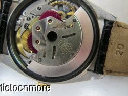 Vintage Rolex Oyster Chronometer 25 Rubis 1560 1008 Gold Bezel Watch