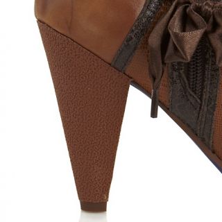 Poetic Licence Most Wanted Leather and Fabric Printed Bootie