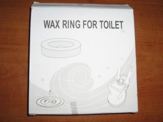 WAX RING FOR TOILET STANDARD SIZE APPROX 5 1 2 X 3 NEW IN BOX