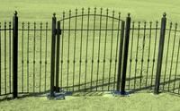 Structural Steel Iron Ornamental Style Fence Gates