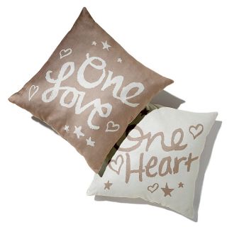 212 145 lyric culture one love one heart set of 2 pillows rating 3 $