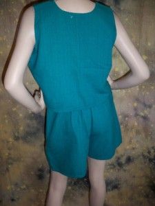 vtg 80s 90s ETHNIC DoLLs 2 piece ROMPER play TOP and SHORTS sz S M