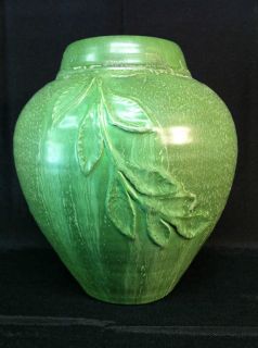 Ephraim Faience Sumac Vase 104