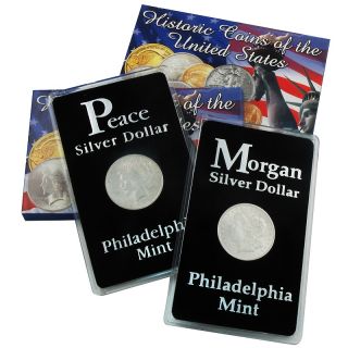 212 169 coin collector 1921 morgan and 1922 peace silver dollar coin