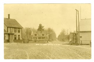 RPPC Main Street West Epping New Hampshire by Fletcher & Co., Orleans
