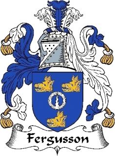 Family Crest Coat of Arms 6 Decal Scottish Fergusson