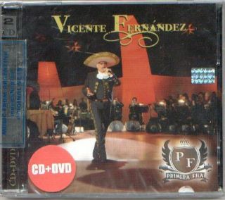 CD DVD Vicente Fernandez Primera Fila SEALED New Live