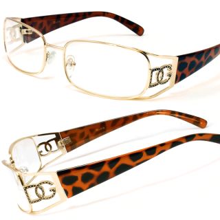 Designer Womens DG Eyeglasses Clear Lens UV Protection New DG016