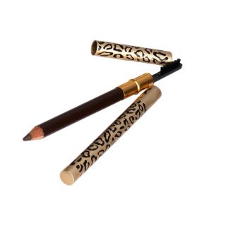  Casing with Brush Eyebrow Pencil Leopard Design Eyebrow Pencil