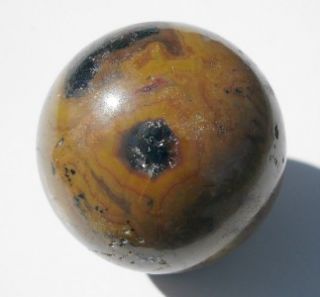 RARE Banded Fairburn Agate Marble with Hematite Quartz