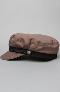 Brixton The Captain Fin Hat in Charcoal