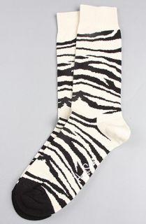 Happy Socks The Animal Print Socks in Black White