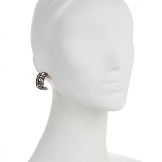 Jewelry Earrings Hoop Heidi Daus GiGi Crystal Half Hoop