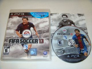 Ea Sports FIFA Soccer 13 PlayStation 3 PS3 Game Booklet Case Rated E