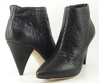 Loeffler Randall Fifi D Black Womens Designer Ankle Boots Booties 10