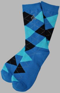 Argoz Socks SoMa Argyle Socks Blue Black Light Blue