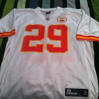 Eric Berry on Field NFL Kansas City Chiefs Jersey Size Large Mens