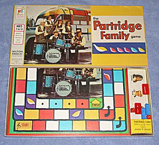 1971 MILTON BRADLEY PARTRIDGE FAMILY BOARD GAME COME ON GET HAPPY