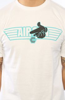 crooks and castles the air wing tee in white sale $ 17 95 $ 36 00 50