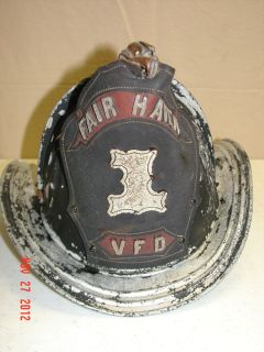  Eagle Cairns & Bro. New York Aluminum Senator Helmet Fair Haven #1 VFD