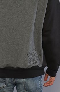 Dissizit The Bang Bang Crewneck Sweatshirt in Black Heather