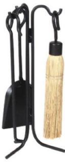 Panacea Products Corp 4Pc 18 Blk Tool Set 15041 Fireplace Tools