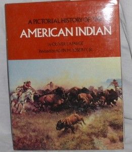  History of The American Indian Oliver La Farge 1976 Hardcover