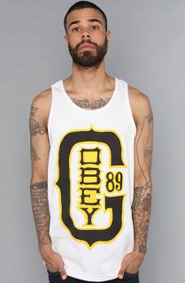 Obey The Baseball Classic Tank Top in White