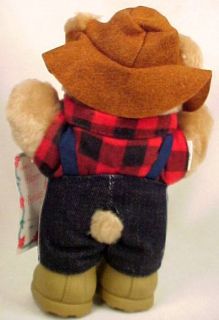 1986 Farrell Furskin Teddy Bear Fr Wendys Mint in Bag
