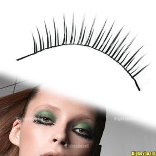 10 Pairs Natural Long Fake False Eyelashes Eye Makeup A