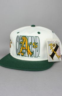 Vintage Deadstock Oakland Athletics Snapback HatBlock Logo