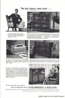   Carlson Radio Phonograph Vintage Print Ad There Is Nothing Finer