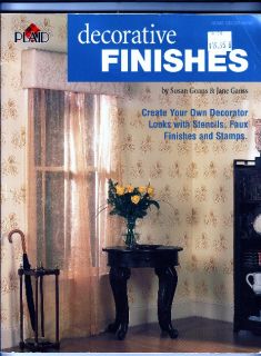 Decorative Finishes Book Stencil Faux Finishes Stamping