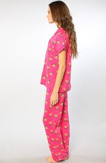  premium julius pajama pant set in hot pink $ 37 00 converter share on