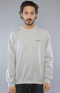 RVCA The Little RVCA Crewneck Sweatshirt in Athletic Heather