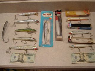 of salt water fishing lures these 11 eleven lures were found in an