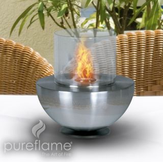  Top Spherical Glass Free Standing Vent Free Ethanol Fireplace Portable