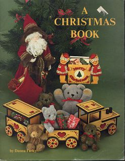  Booklet A Christmas Book Donna Farley Santa Train Angels Bears