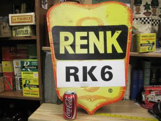 farm seed company sign RENK SEED HYBRID CORN SUN PRAIRRE WISCONCIN