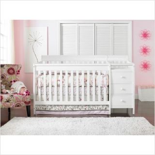 Europa Baby Kingston Crib N Changer in Classic White 3225054