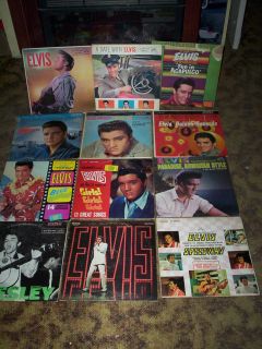 19 Used albums of Elvis Presley records music 33 RPM vinyl long play