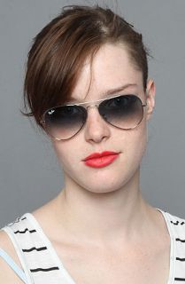 Ray Ban The 55mm Large Aviator Sunglasses in Silver