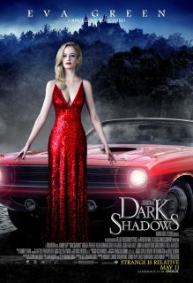 Dark Shadows Movie Poster Eva Green Tim Burton Johnny Depp